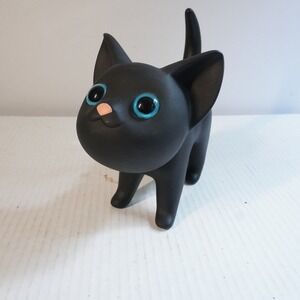 Black KAT Banker by SEMK Design Piggy Bank Money Box Blue Eyes‎ Modern Decor